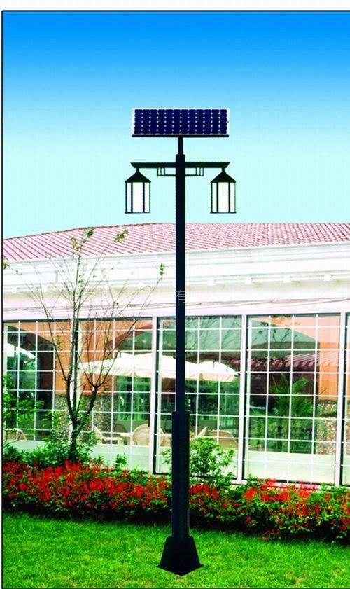 新闻：太阳能庭院灯能让公园变的诗情画意